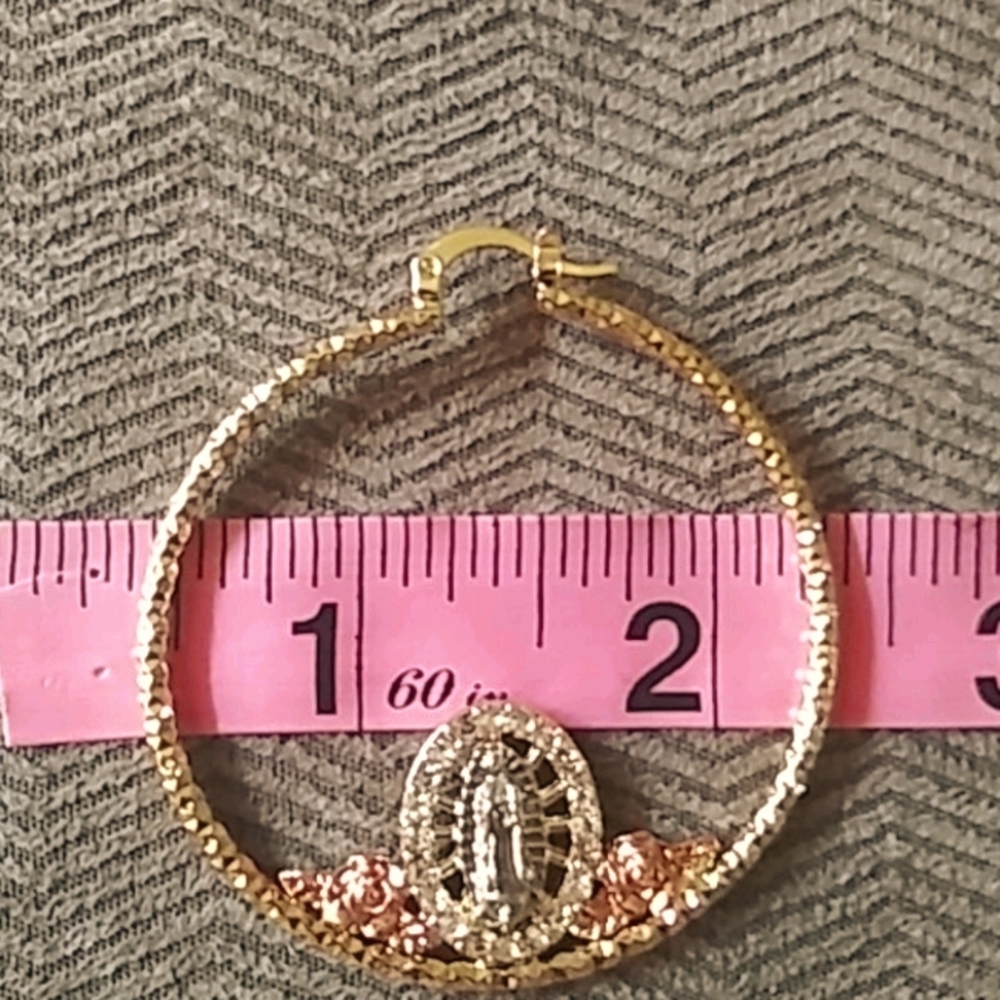 Oro laminado virgen earring